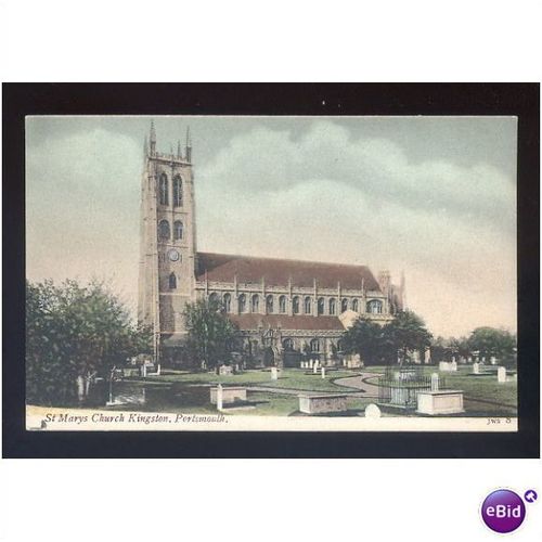 Hampshire PORTSMOUTH St Mary's Church Postcard by Welch (JWS 8)