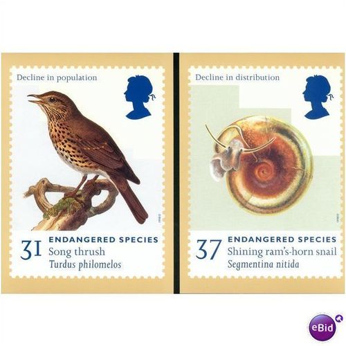 GB PHQ's mint set 1998 - Endangered Species x 6