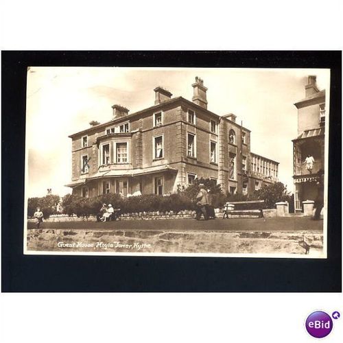 Kent HYTHE Guest House Moyle Tower Postcard by Hall & Pursey