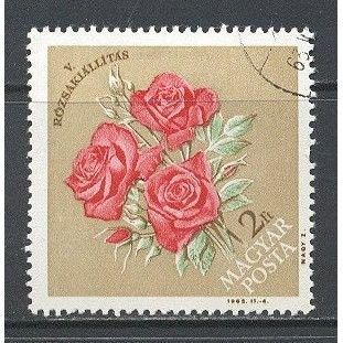 Hungary.5th National Rose Show,Budapest stamp.Fine Used.Jan15