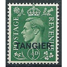 Tangier 1944 SG251 1/2d Pale Green Mounted Mint ... .