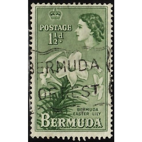 Bermuda, 1953-58 Easter Lilies, SG 137 (Scott #145), used