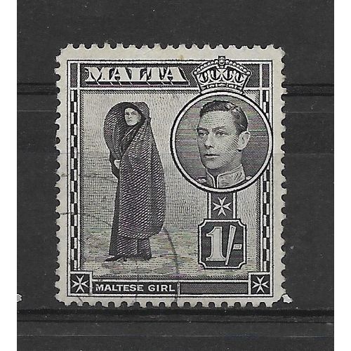 Malta.SG226 1s Maltese Girl Wearing Faldetta.Fine Used.July19