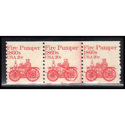 1908 20c Fire Pumper Fine MNH Dry Gum PNC 11/3 PA2484