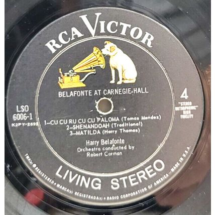 HARRY BELAFONTE At Carnegie Hall 1959 The Complete Concert LP Vinyl Record