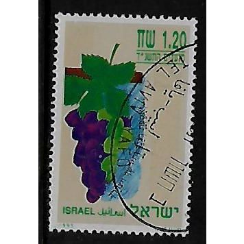 ISRAEL 1993 JEWISH NEW YEAR 1s.20 GRAPES SG 1220 FINE USED