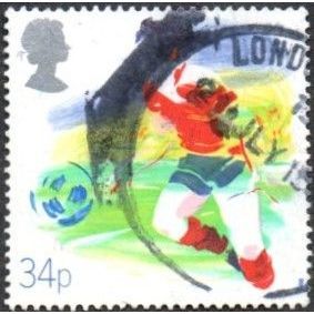 1988 Sports Organisations 34p, Centenary of Football League. Very Good Used