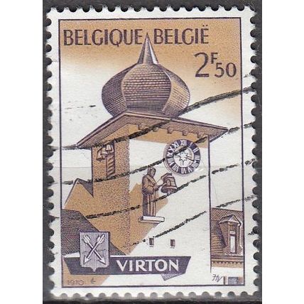 Belgique 1970 Michel 1593 O Cote (2008) 0.25 € Virton Ancien couvent Récollets