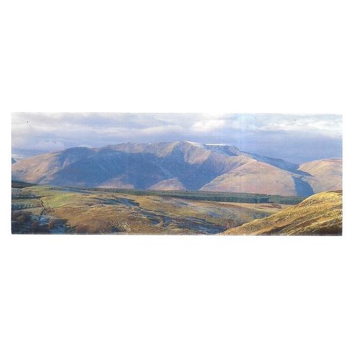BLENCATHRA from Gowbarrow Fell , Lake District, Cumbria picture card used =