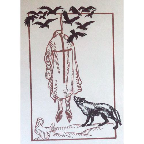 Vintage Woodcut Medieval Teutonic Polish Knights History War Print Litho Art 9