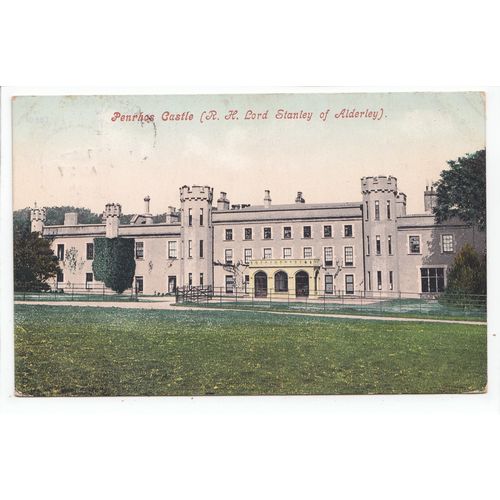 Penrhos Estate Mansion Castle near Holyhead Anglesey 1906 Postcard