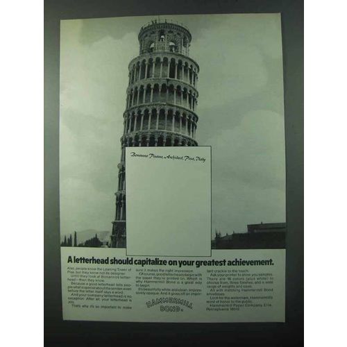 1971 Hammermill Bond Paper Ad - Greatest Achievement