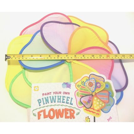 Paint Your Own Garden Pinwheel Flower Outdoor Spinner Grafix