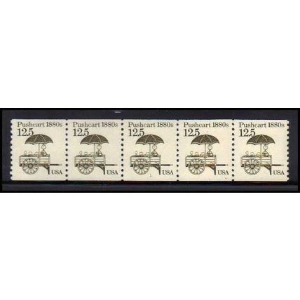 2133 12.5c Pushcart Fine MNH Dry Gum PNC 1/5 X2174