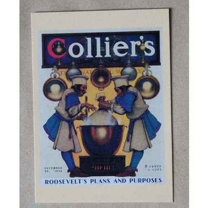 Maxfield Parrish Base trading Card # 48 (B) Collier's Cover 1994 Comic Images