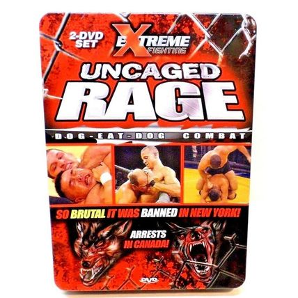 Extreme Fighting Uncaged w/ Metal Tin (2 DISC SET) Dog Eat Dog Combat (L10)