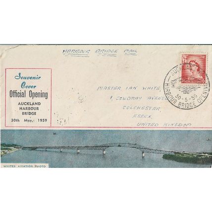 New Zealand 1959 Auckland Harbour Bridge Opening special souvenir cover