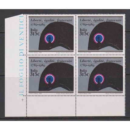 ITALY 1989 The 200th Anniversary of the French Revolution. MNH (p462)