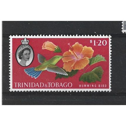 Trinidad&Tobago.SG296 $1.20 Copper-rumped Hummingbird.Mounted Mint.Oct23