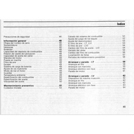 Lister Petter LT LV Operators Handbook 1991 02708186 PDF