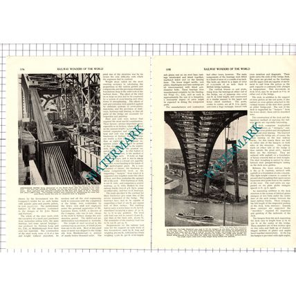 Sydney Harbour Bridge Australia - 1930s Article / Print