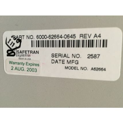 NEW SAFETRAN A62664,6000-62664-0645,62664,MODULE 62668,62664-645,FL