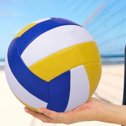 Blue White Yellow Volleyball PVC Soft Touch Indoor Outdoor Beach Size 5