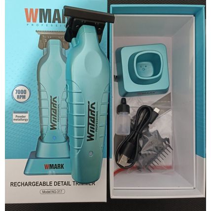 WMARK Detail Trimmer Mens Hair Clippers Sharp Precision T-Blade Bald Head Shaver