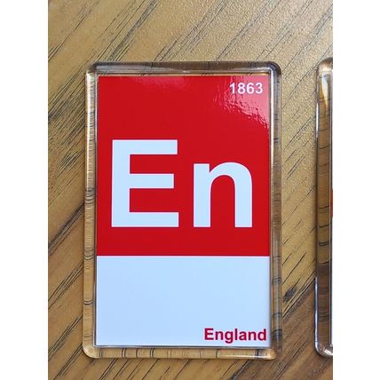 England / It's Coming Home / Southgate / Euros themed fridge magnet set -