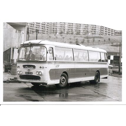 Black & White Photograph of Sheffield United Tours Ltd. - AWA 352B