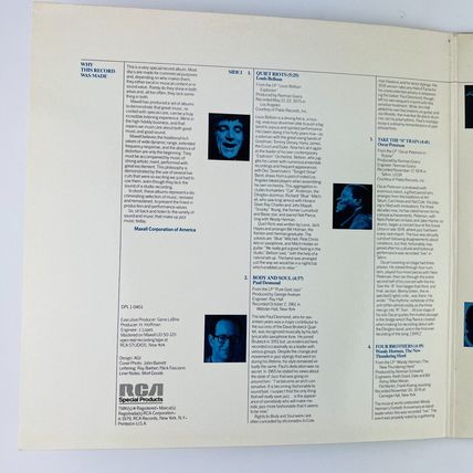 Maxell Jazz Sampler Vinyl LP Record Album DPL1-0401