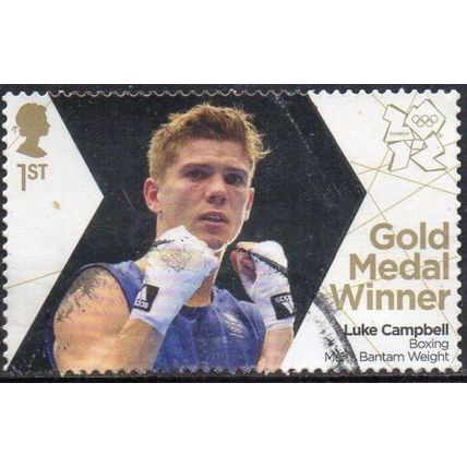 Great Britain 2012 Olympic Gold Luke Campbell Used SG 3369 stamp