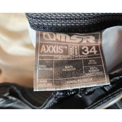 MSR Axxis Motorcross Pants Yellow & Black Adult Size 34