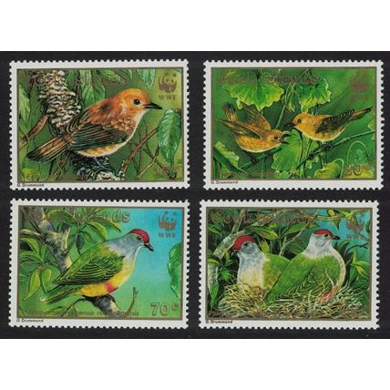 Cook Is. WWF Birds 4v 1989 MNH SG#1222-1225 MI#1278-1281 Sc#1016-1019