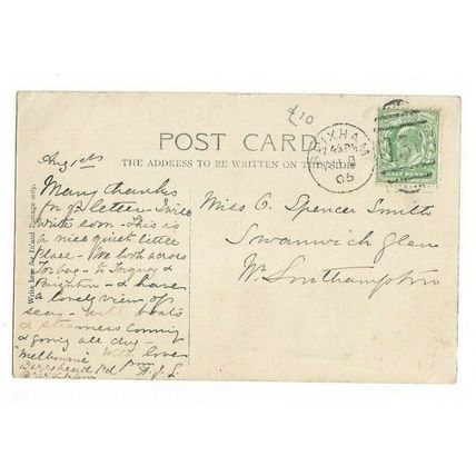 Brixham, Devon, Valentines Series Postcard. C1905