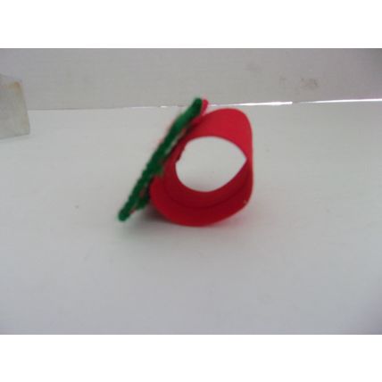 Vintage Hedaya Brothers Plastic Canvas Cross Stitch Napkin Rings HOUSE Set 4