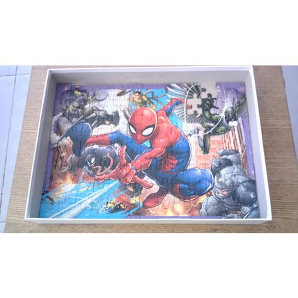 SPIDER-MAN Jigsaw Puzzles (4 x 100 Piece- SEE NOTES) Ravensburger (2017)