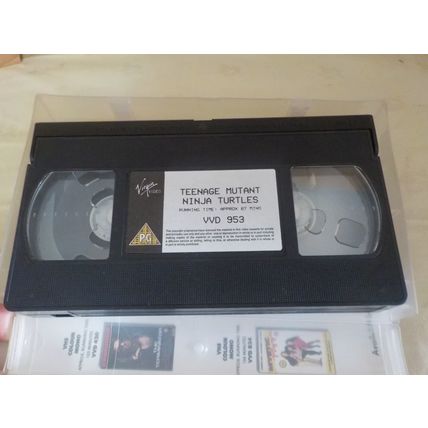 Teenage Ninja Mutant Turtles - The Movie VHS Video - Rare Cover
