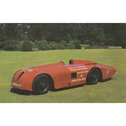 ED 64 1927 1000 HP WSUNBEAM, PRINTED POSTCARD, VC5