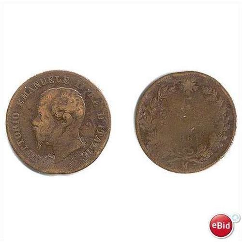 1861-M Italy 5 Centesimi - Fair