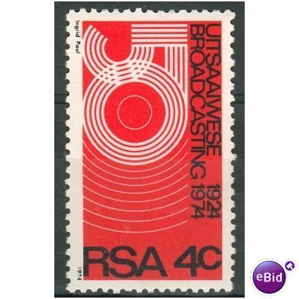 South Africa 1974 - SG 345 - 50th Anniv Of Radio in SA MH