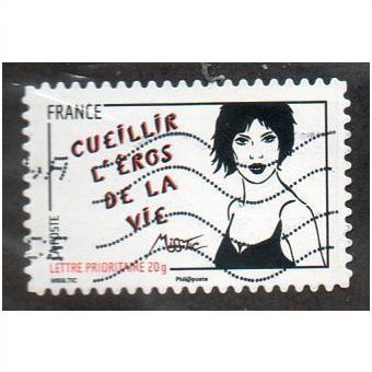 FRA 2011 (58c) 'MISS TIC -CUEILLIR ''EROS ' FINE USED (EBID11200)