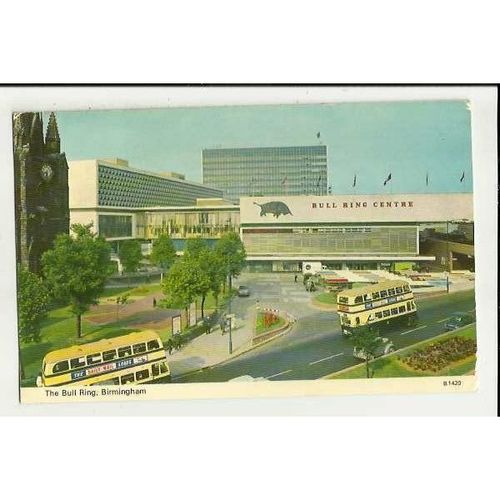 Warwickshire BIRMINGHAM Bull Ring Postcard by Dennis (B.1420)