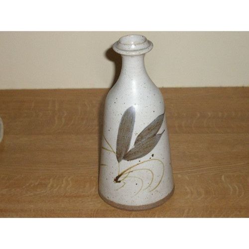 Lovely Stoneware Studio Pottery Carafe