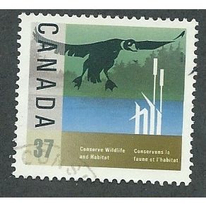 CAN 1988 37c 'WILDLIFE AND HABITAT ' FINE USED (EBID41-571)