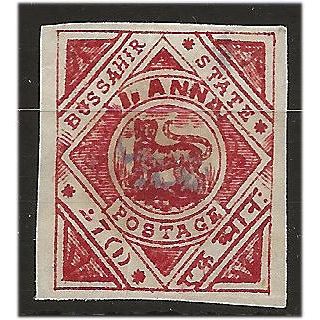 Bussahir (IFS) 1900 SG37 1/4a Vermillion Mounted Mint . ..