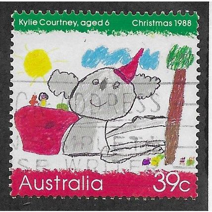 AUS 1988 39c 'CHRISTMAS ' FINE USED (EBID67-267)