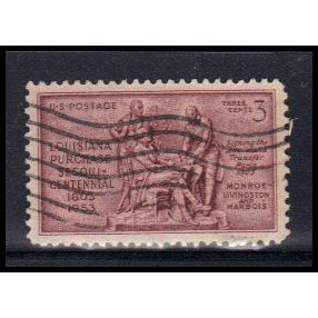 Used 1020 3c Louisiana Purchase Very Fine KA7780