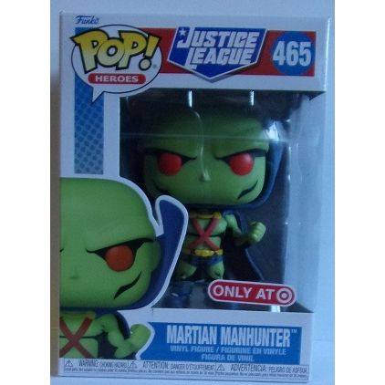FUNKO / POP ' JUSTICE LEAGUE ' TARGET EXCLUSIVE MARTIAN MANHUNTER
