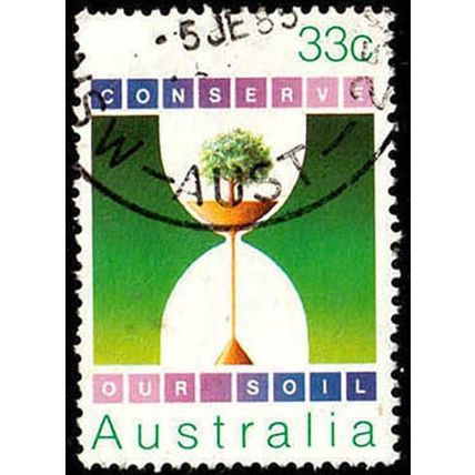 Australia 1985 Conservation Soil 33c Used Stamp.